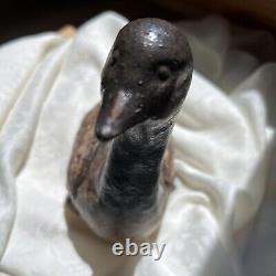 Anderson like Design Vintage Studio Art Pottery Goose Figurine Signed /dated