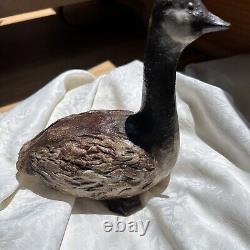 Anderson like Design Vintage Studio Art Pottery Goose Figurine Signed /dated
