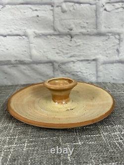 Angelo Garzio Studio Pottery Lidded Tureen Brushed Handles Mid Century 11 CHIP