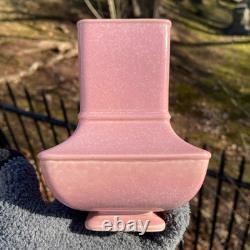 Antique 1920s Art Deco COWAN Pottery Stamped Pink 5.5 Shape #933 Small Vase