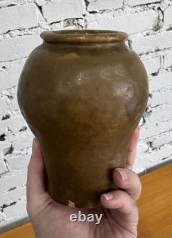 Antique 1928 Alabama College Montevallo Folk Pottery Vase By Leila Fulford