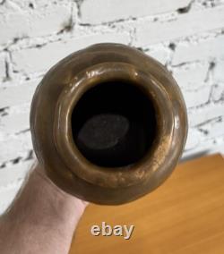 Antique 1928 Alabama College Montevallo Folk Pottery Vase By Leila Fulford