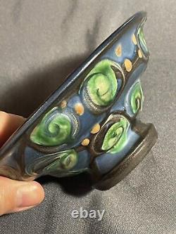 Antique HAK Signed Herman August Kahler Studio Art Pottery Bowl Dish