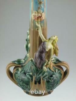 Antique Large Art Nouveau Vase Circa 1900