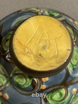 Antique Signed Nils Kahler Herman August HAK Studio Art Pottery Ceramic Dish