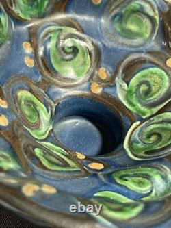 Antique Signed Nils Kahler Herman August HAK Studio Art Pottery Ceramic Dish