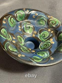Antique Signed Nils Kahler Herman August HAK Studio Art Pottery Ceramic Dish