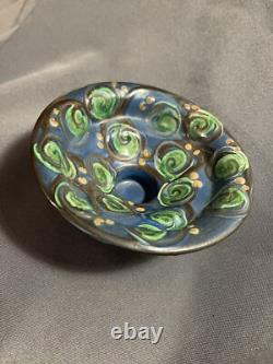Antique Signed Nils Kahler Herman August HAK Studio Art Pottery Ceramic Dish