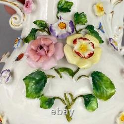 Antique Tea / Coffee Pot Set Meissen style Ernst Bohne Söhne Porcelain c1878+