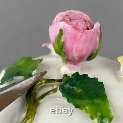 Antique Tea / Coffee Pot Set Meissen style Ernst Bohne Söhne Porcelain c1878+