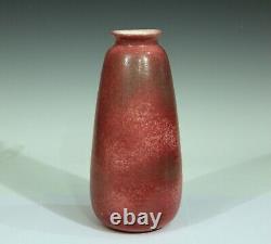 Antique or Vintage Arts & Crafts Pottery Vase Hand Turned Studio Luster Flambe