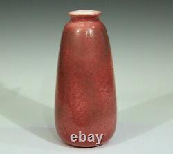 Antique or Vintage Arts & Crafts Pottery Vase Hand Turned Studio Luster Flambe