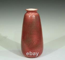 Antique or Vintage Arts & Crafts Pottery Vase Hand Turned Studio Luster Flambe