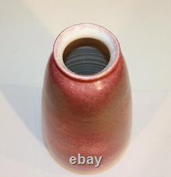 Antique or Vintage Arts & Crafts Pottery Vase Hand Turned Studio Luster Flambe