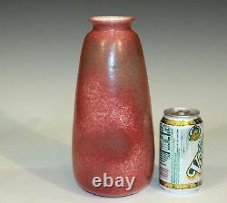 Antique or Vintage Arts & Crafts Pottery Vase Hand Turned Studio Luster Flambe