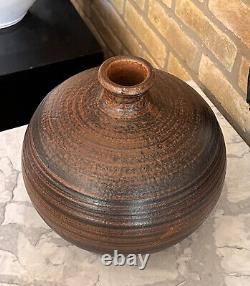 Arabia Finland Annikki Hovisaari Vtg Modern Studio Art Pottery Vessel Vase MCM