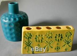 Arklow Studio Pottery Keramik 60er-70er Retro Blumen-Vase Vintage MCM 60s/70s