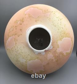 Art Pottery TONY EVANS Large 12 Dia Vase ANCIENT SANDS Vintage GORGEOUS