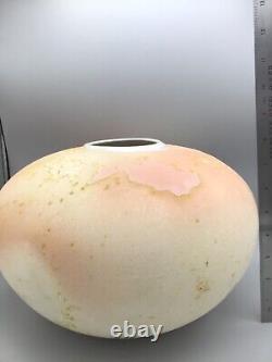 Art Pottery TONY EVANS Large 12 Dia Vase ANCIENT SANDS Vintage GORGEOUS