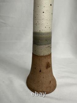Art Pottery Vase Organic Modern Stoneware Vessel Terra Studio Handmade VTG