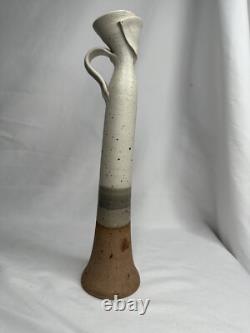 Art Pottery Vase Organic Modern Stoneware Vessel Terra Studio Handmade VTG