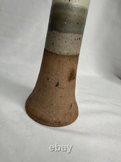 Art Pottery Vase Organic Modern Stoneware Vessel Terra Studio Handmade VTG