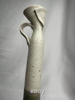 Art Pottery Vase Organic Modern Stoneware Vessel Terra Studio Handmade VTG