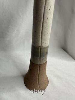 Art Pottery Vase Organic Modern Stoneware Vessel Terra Studio Handmade VTG