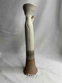 Art Pottery Vase Organic Modern Stoneware Vessel Terra Studio Handmade VTG