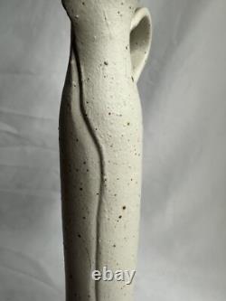 Art Pottery Vase Organic Modern Stoneware Vessel Terra Studio Handmade VTG