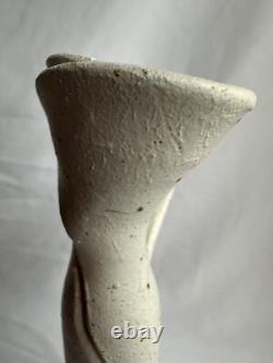 Art Pottery Vase Organic Modern Stoneware Vessel Terra Studio Handmade VTG