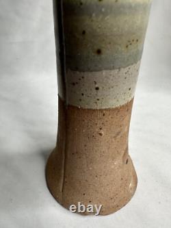 Art Pottery Vase Organic Modern Stoneware Vessel Terra Studio Handmade VTG