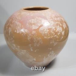 Australian Pottery Crystalline Glaze Vase Kevin Buik Studio Art Vintage Signed