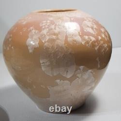 Australian Pottery Crystalline Glaze Vase Kevin Buik Studio Art Vintage Signed