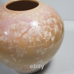 Australian Pottery Crystalline Glaze Vase Kevin Buik Studio Art Vintage Signed