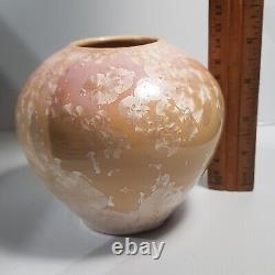 Australian Pottery Crystalline Glaze Vase Kevin Buik Studio Art Vintage Signed