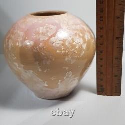Australian Pottery Crystalline Glaze Vase Kevin Buik Studio Art Vintage Signed