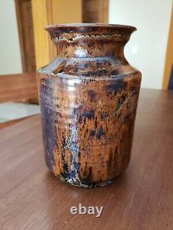 Authentic Rare Verne Funk Vintage Studio Art Pottery Vase