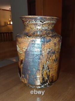 Authentic Rare Verne Funk Vintage Studio Art Pottery Vase