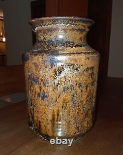 Authentic Rare Verne Funk Vintage Studio Art Pottery Vase