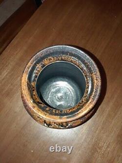 Authentic Rare Verne Funk Vintage Studio Art Pottery Vase