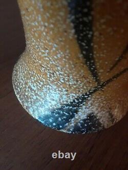 Authentic Vintage Fred Johnston Art Studio Pottery Fish Vase Signed