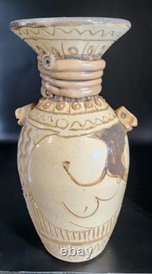Authentic signed vintage Donald Beaulieu (1950-2019) studio pottery vase