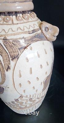 Authentic signed vintage Donald Beaulieu (1950-2019) studio pottery vase