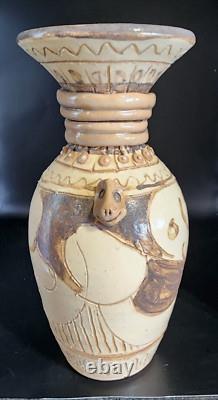 Authentic signed vintage Donald Beaulieu (1950-2019) studio pottery vase