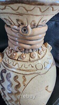 Authentic signed vintage Donald Beaulieu (1950-2019) studio pottery vase