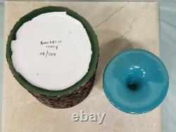 BALDELLI ITALY Vintage Dante Baldelli Studio Pottery Signed Lidded Jar MCM