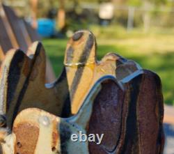 BERNARD ROOKE Pottery Brutalist Abstract Style Vase MCM Sculpture SIGNED Flaw