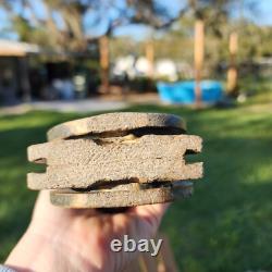 BERNARD ROOKE Pottery Brutalist Abstract Style Vase MCM Sculpture SIGNED Flaw