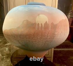 Beautiful Vintage Tom Krueger One Of A Kind Large Clay Studio Pottery